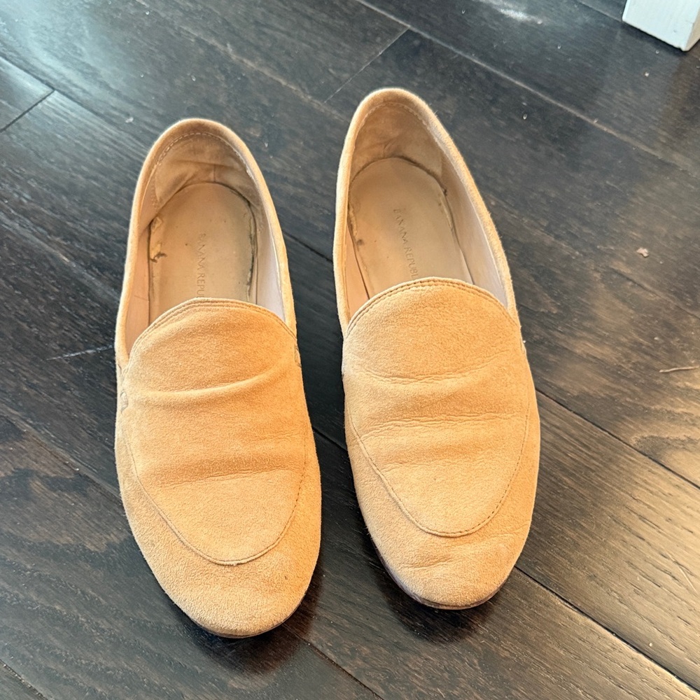 Banana Republic Tan Suede Loafers for Women